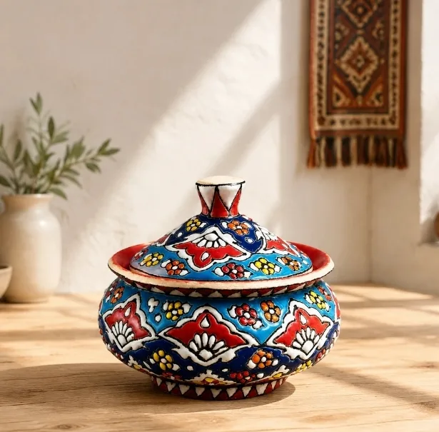قندان میناکاری مدل اسپاتنا