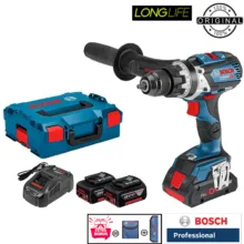 پیچ گوشتی شارژی چکشی 18 ولت بوش مدل هوشمند GSB 18 V -110 C Brushless Motor (5Ah)