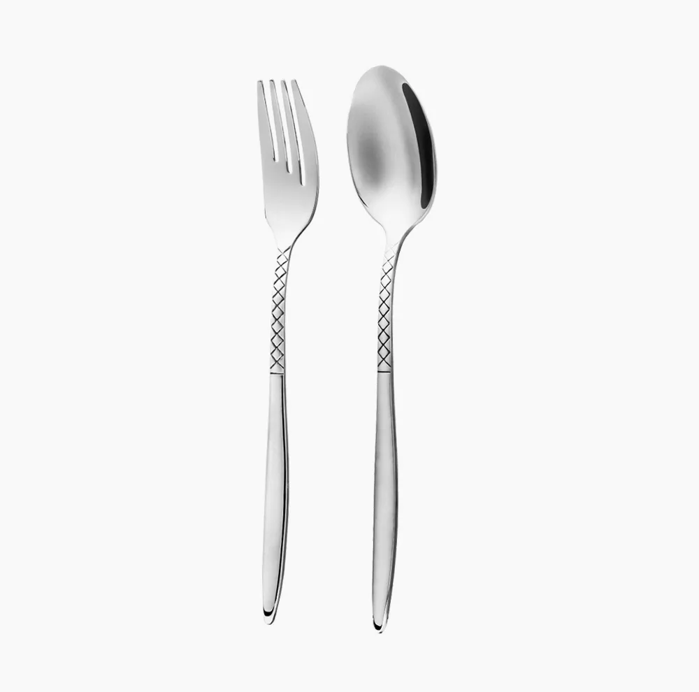 سرویس قاشق، چنگال و کارد استیل 151 پارچه 30 نفره کابان مدل 166