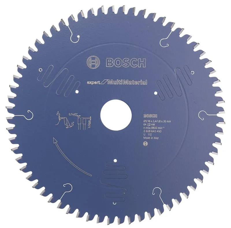 تیغ اره گرد بوش مدل حرفه ای Expert For Multimaterial - 216mm