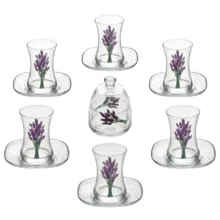 سرویس چای خوری 14 پارچه 6 نفره لاو مدل Lavanta