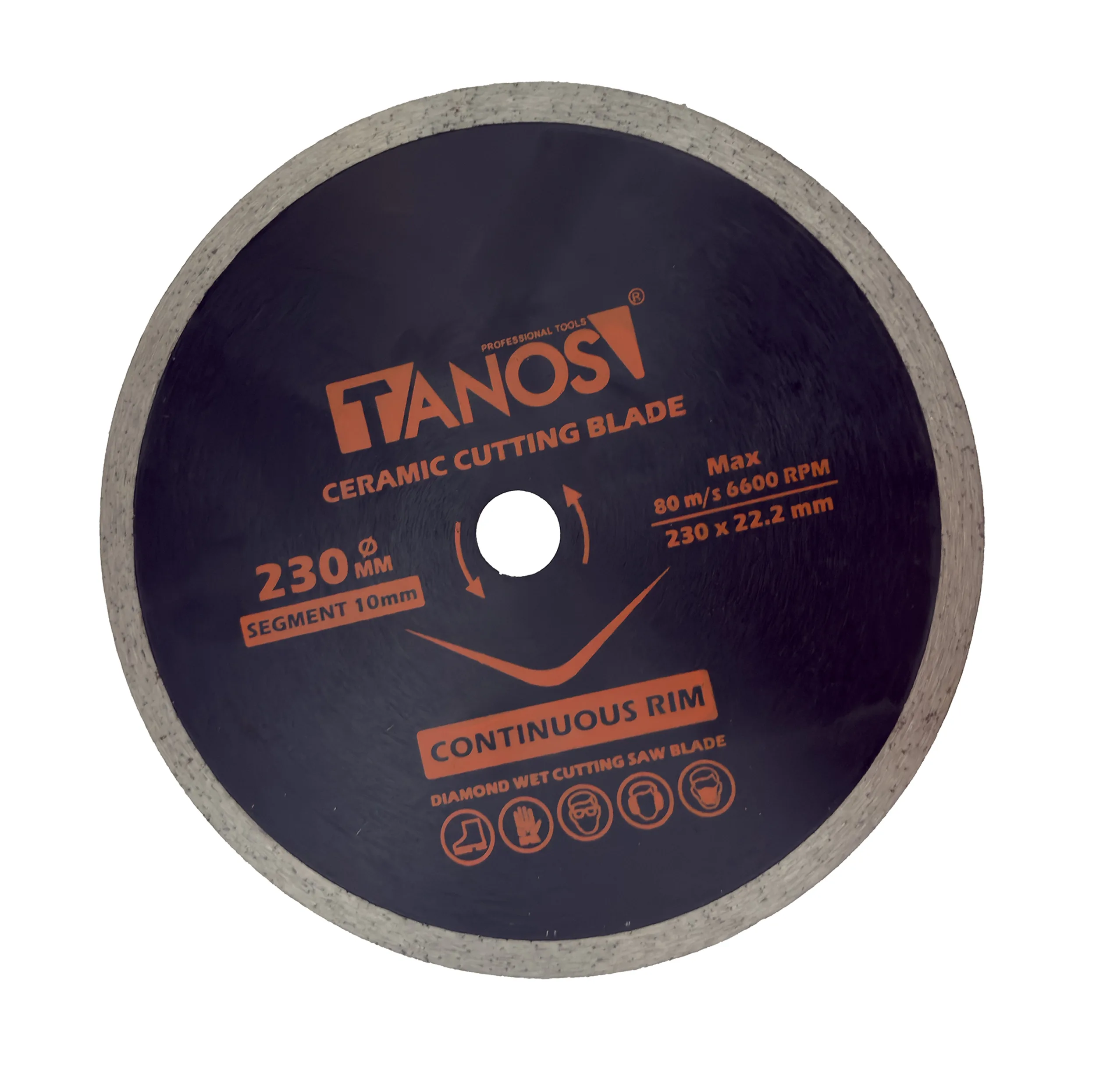 صفحه برش سرامیک تانوس مدل SMT-TANOS-230MM سایز 230mm میلی‌متر