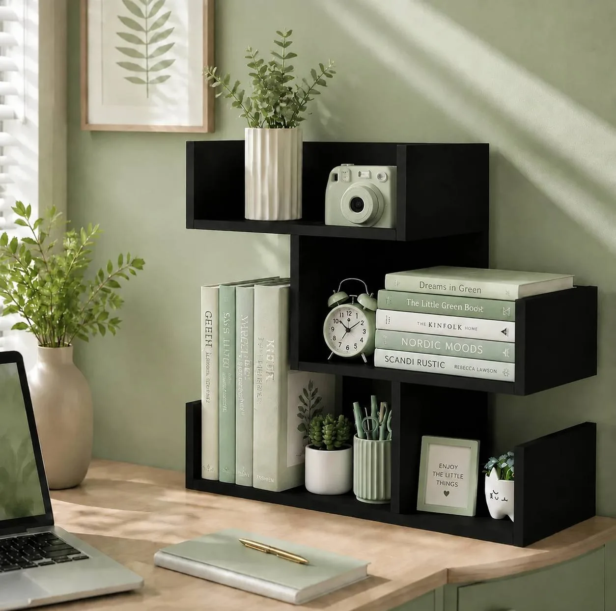 کتابخانه رومیزی سه طبقه سیماژ مدل CZ1014