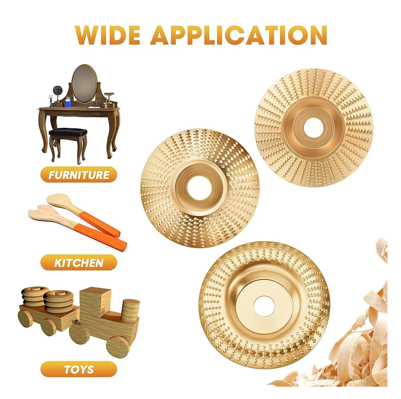 صفحه چوب ساب مینی فرز مدل تنگستن کاربید کد 100mm مجموعه سه عددی