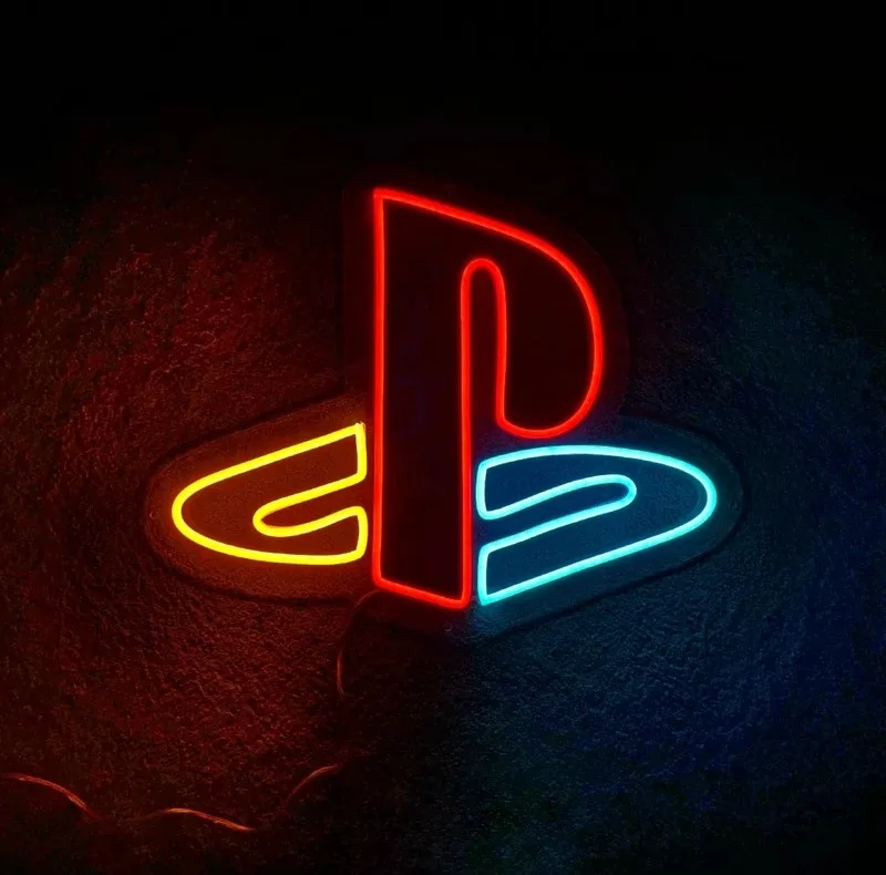 چراغ نئونی طرح PlayStation کد PS2026