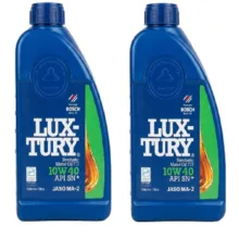 روغن موتور سیکلت تمام سنتتیک بوش مدل SN Plus 10W-40 حجم 1 لیتر بسته  2 عددی