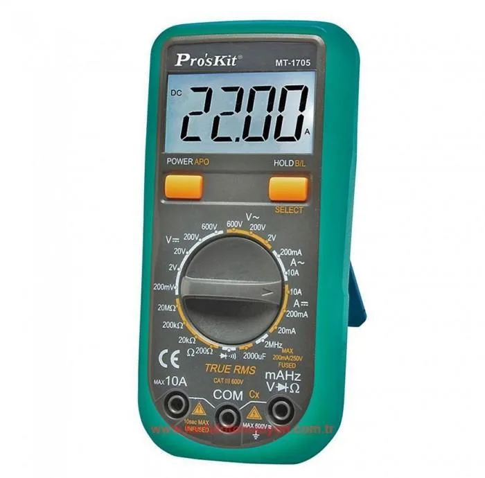 مولتی متر دیجیتال پروسکیت مدل MT-1705