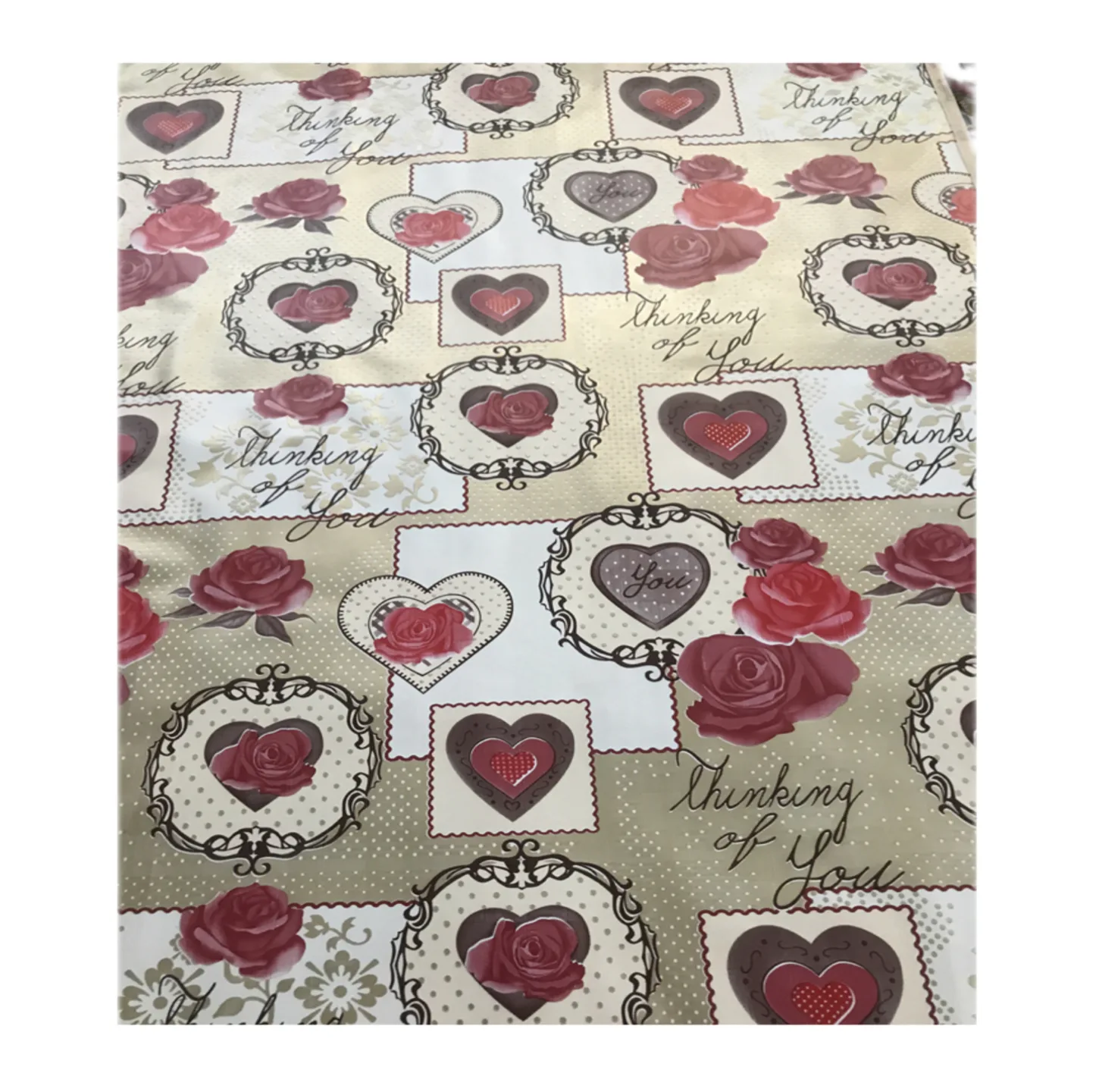سفره 18 نفره مدل آوا طرح 2 رو سایز 400×140 سانتی متر