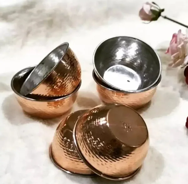 پیاله مسی مدل چکشی کد ZH03.3