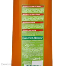 شامپو تقویت کننده مو گارنیه مدل FRUCTIS مناسب برای موهای خشک حجم 400 میلی لیتر