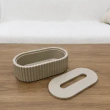 نگهدارنده دستمال کاغذی مدل rahrah9789 سنگ مصنوعی