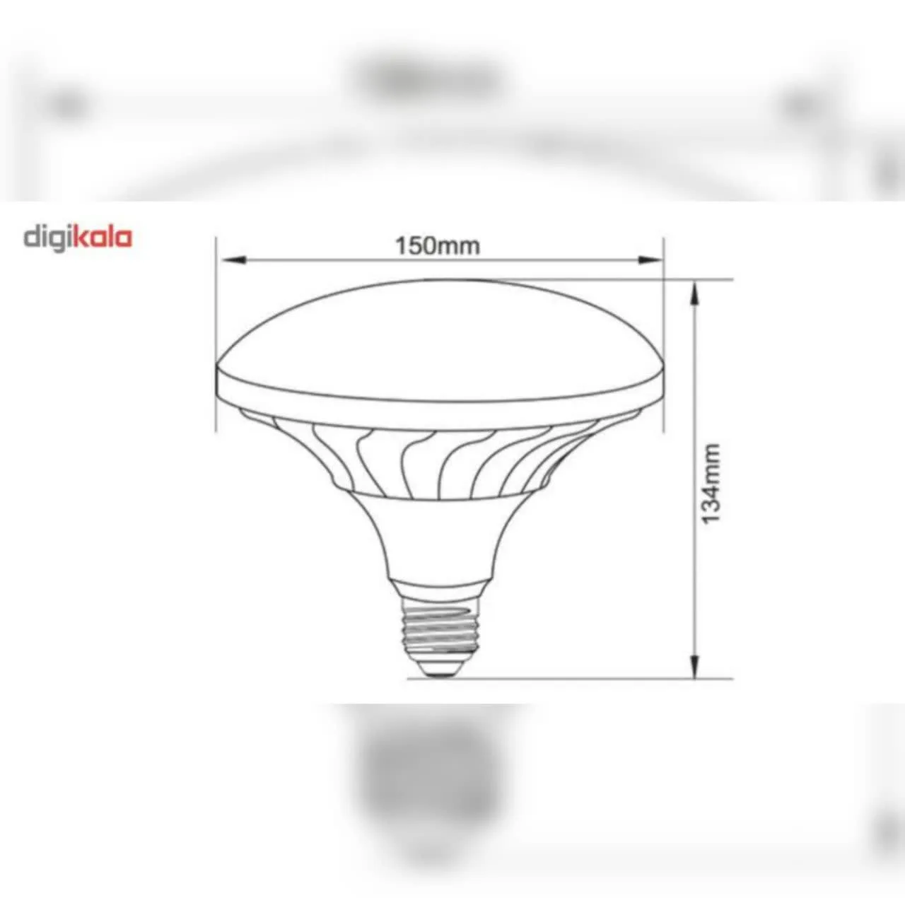 لامپ ال ای دی 50 وات پارس شهاب مدل ka050 پایه E27