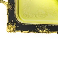 سینی پیتر پیوتر مدل گل رز مستطیل کد 8139