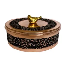 شکلات خوری مسی طرح گل کد ZH356.10
