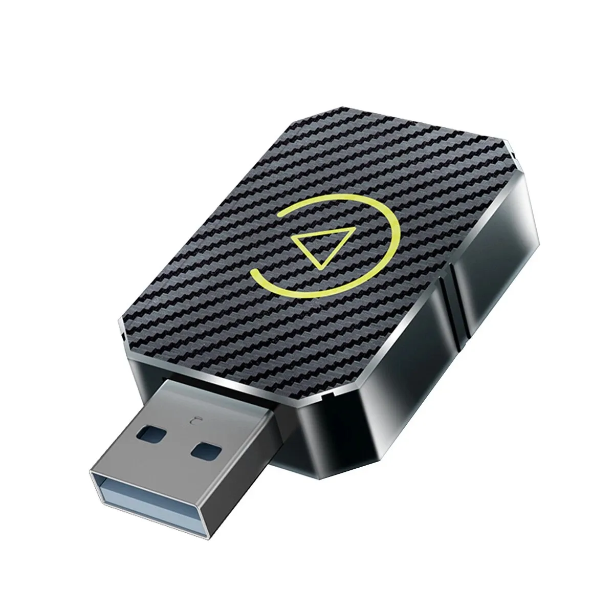 کارپلی و اندروید اتو مدل Wireless CarPlay/Android Auto Q1M به همراه مبدل USB به USB-C