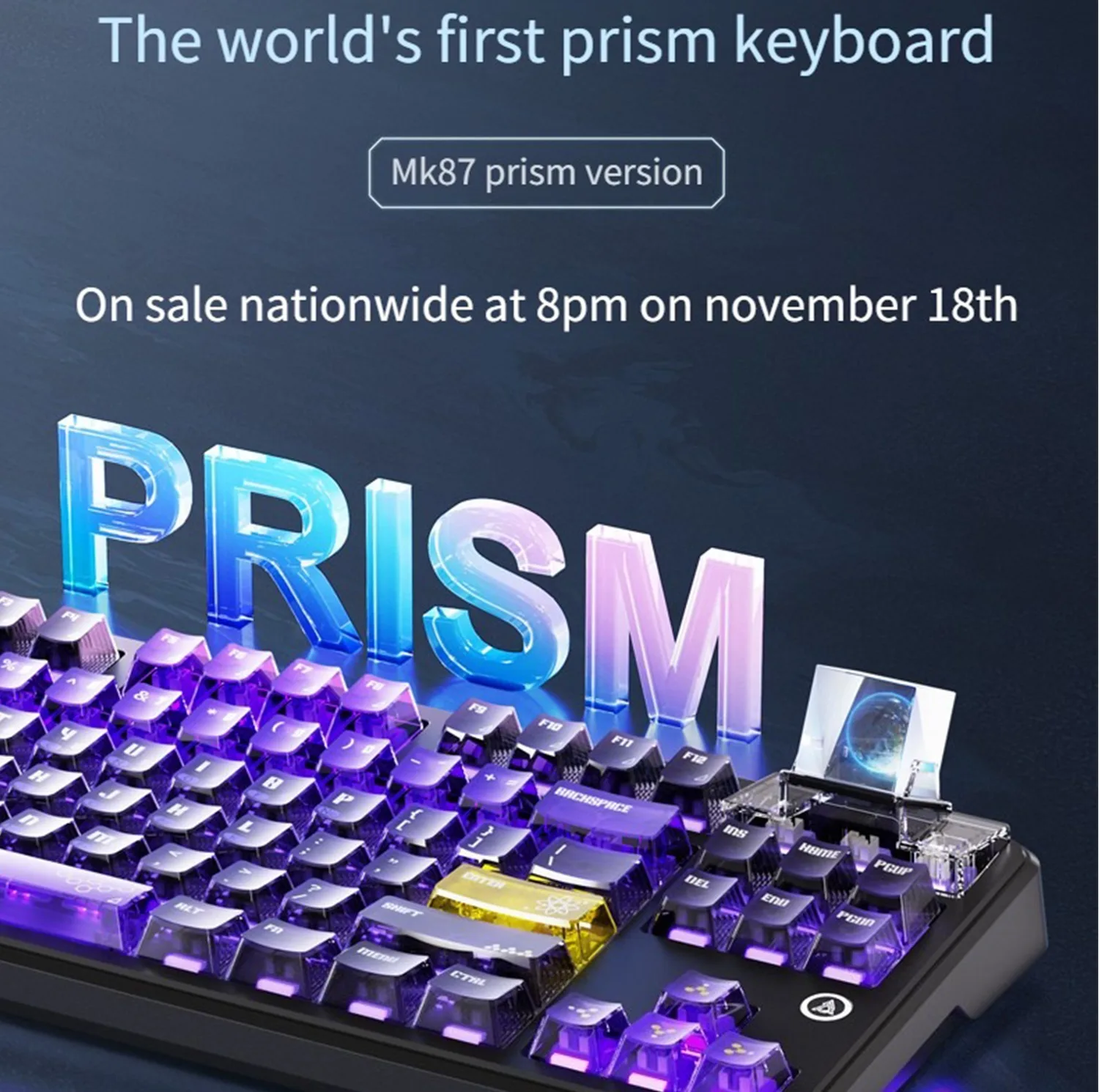 کیبورد بی سیم آجز مدل MK87 Prism Mechanical