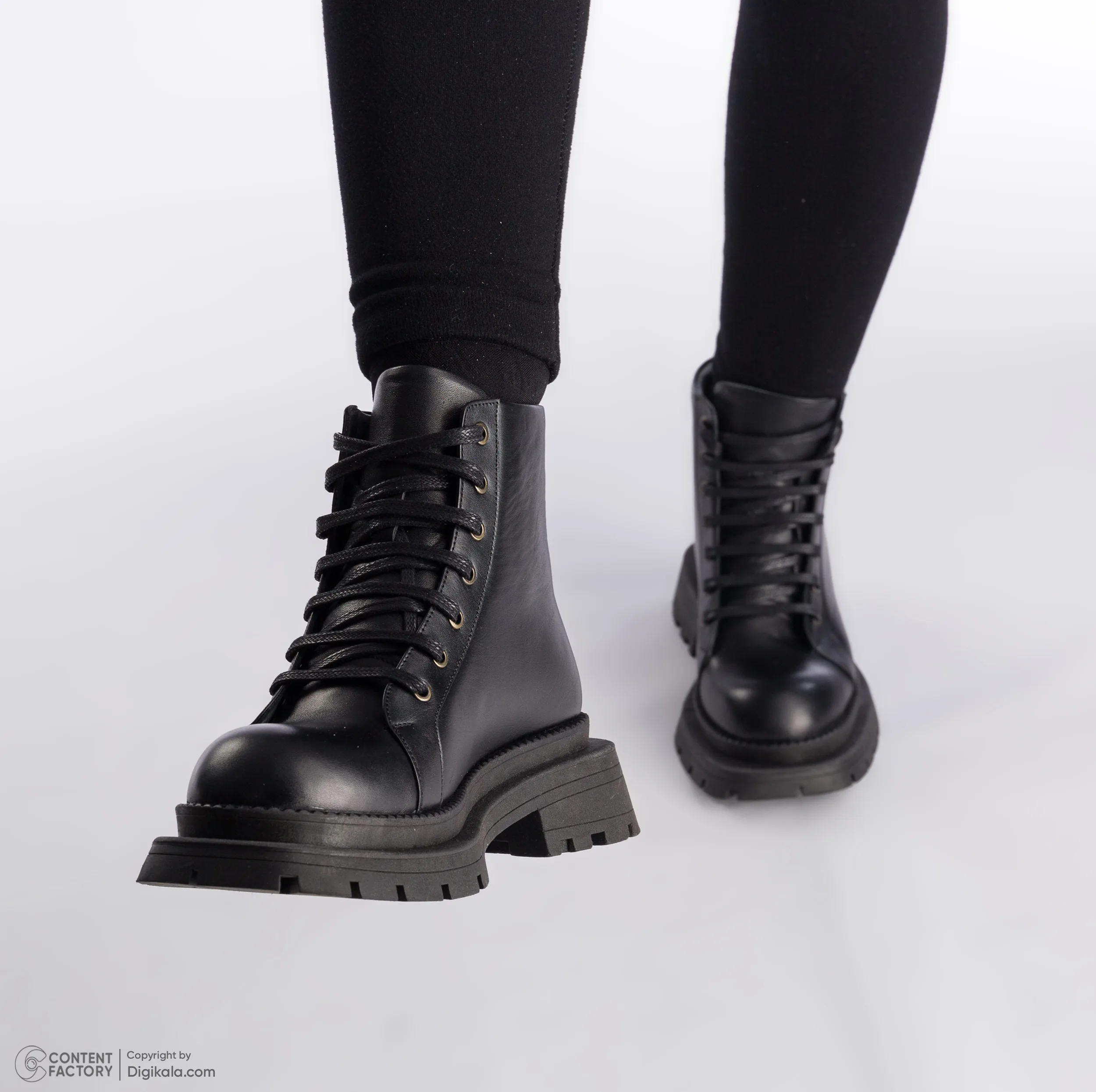 نیم بوت زنانه چرم مشهد مدل J2685-001