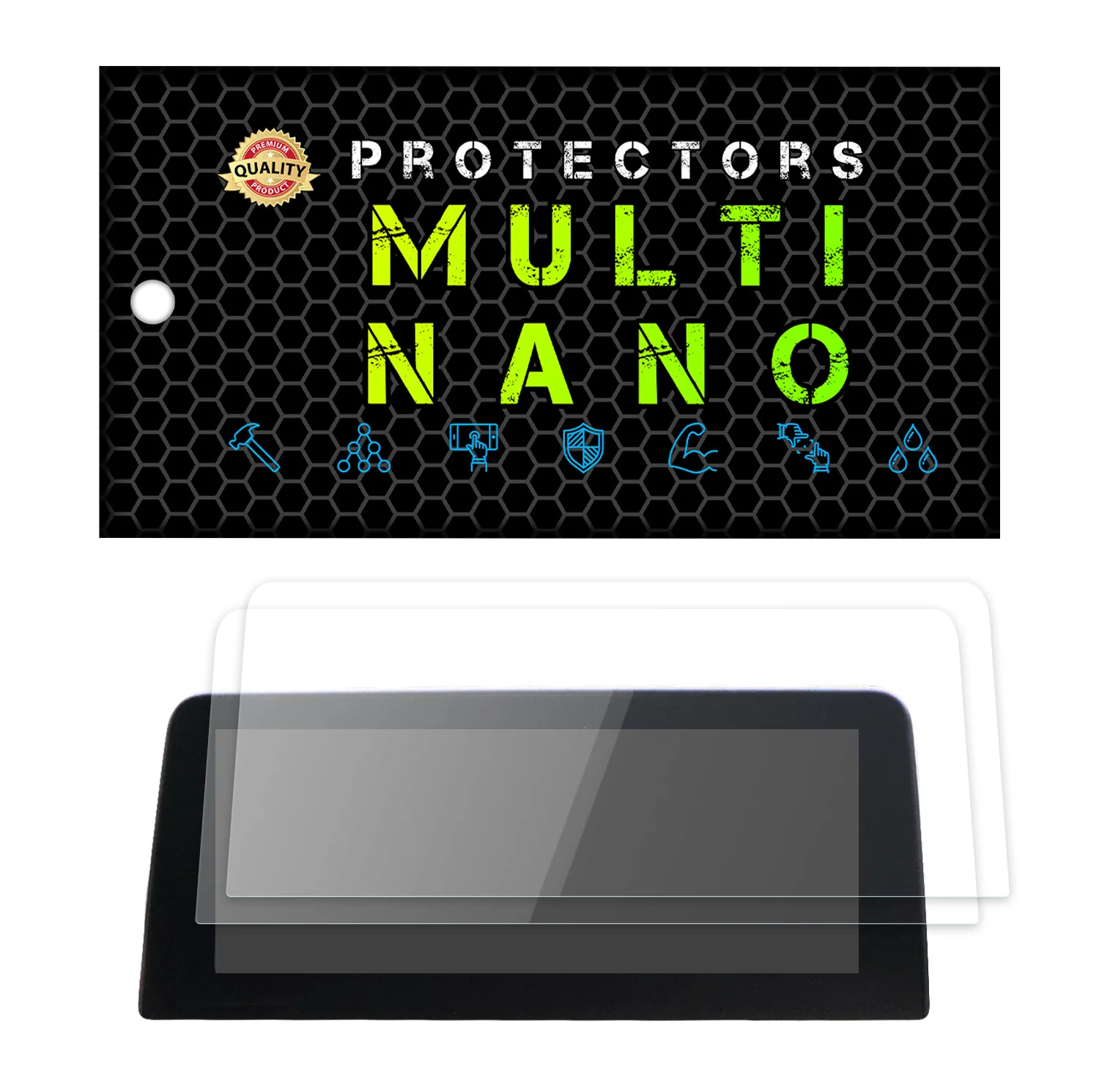 محافظ صفحه نمایش خودرو مولتی نانو مدل X-S2N مناسب برای ام وی ام X55 Pro بسته دو عددی
