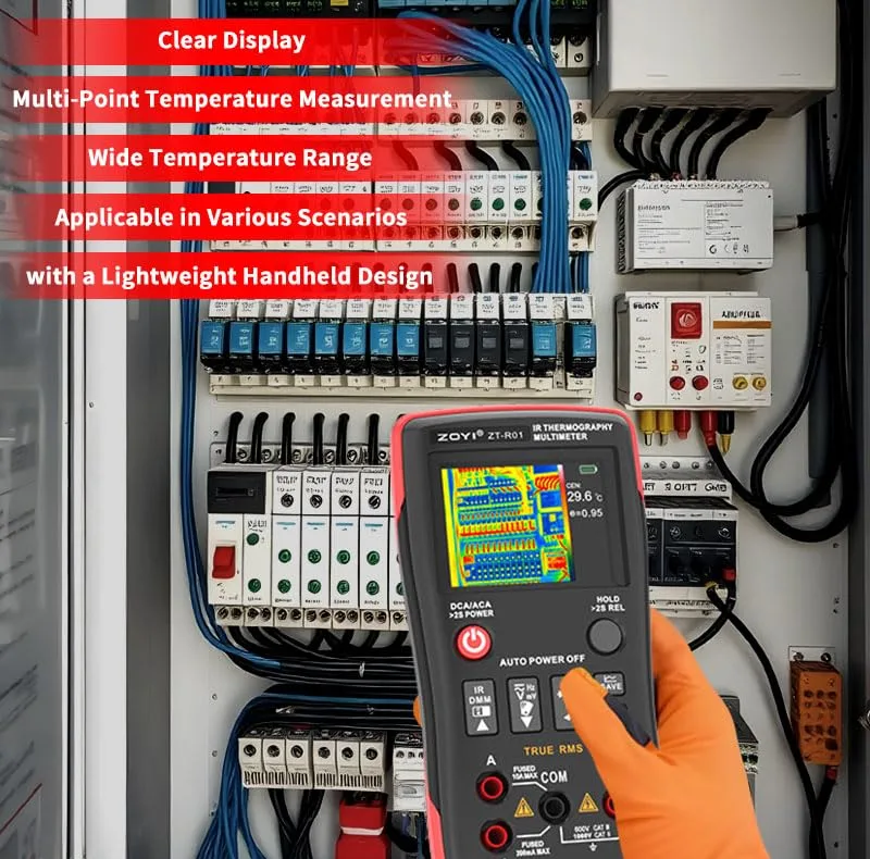 دوربین حرارتی و مولتیمتر زویی مدل ZT-R01 2 IN 1