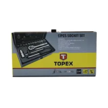 آچار بکس تاپکس مدل SMT-TOPEX-1/4INCH-17PCSمجموعه 17 عددی