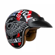کلاه کاسکت وسپایی ردلاین مدل 936 Matt Black/ Fly