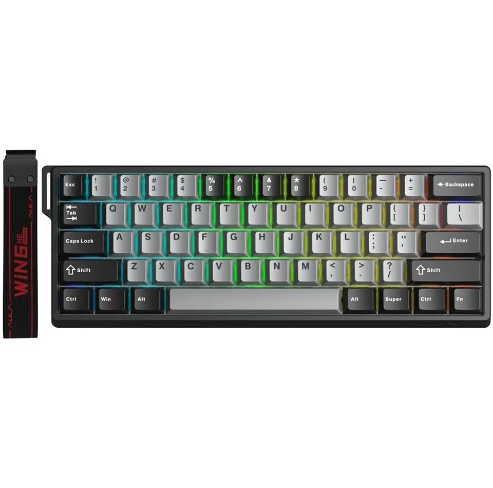 کیبورد با سیم آئولا مدل WIN60 HE PRO Magnetic