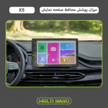 محافظ صفحه نمایش آنتی رفلکس مانیتور خودرو مولتی نانو مدل X-S1M مناسب برای کی ام سی X5