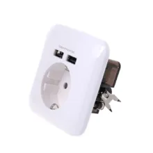 پریز برق مدل شارژر دار USB تارا مجموعه 4 عددی