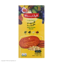 بیسکویت چهار شهد و سه غله فرخنده - بسته 8 عددی