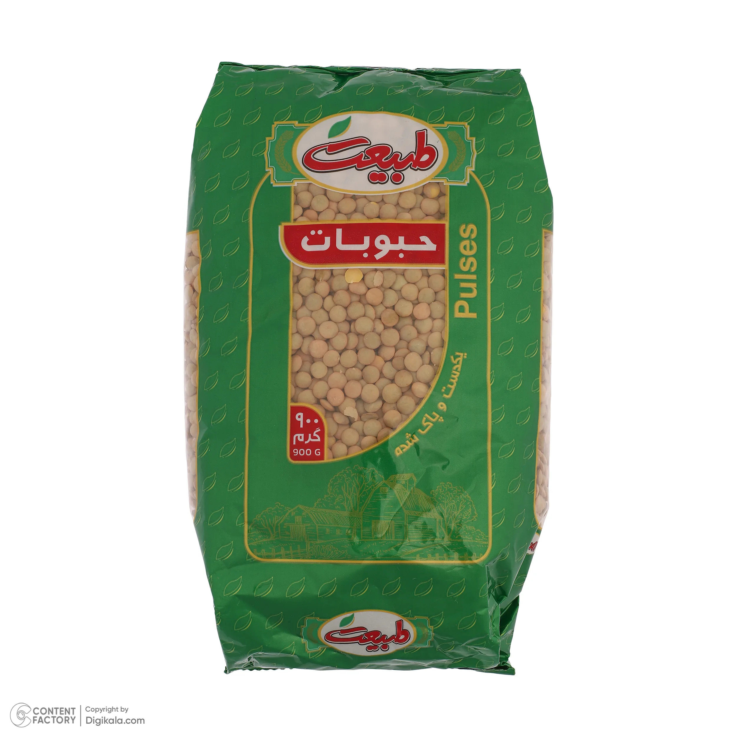 عدس درشت طبیعت - 900 گرم