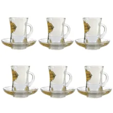 سرویس چای خوری 12 پارچه طرح مذهبی یا اباعبدالله الحسین کد 40001703