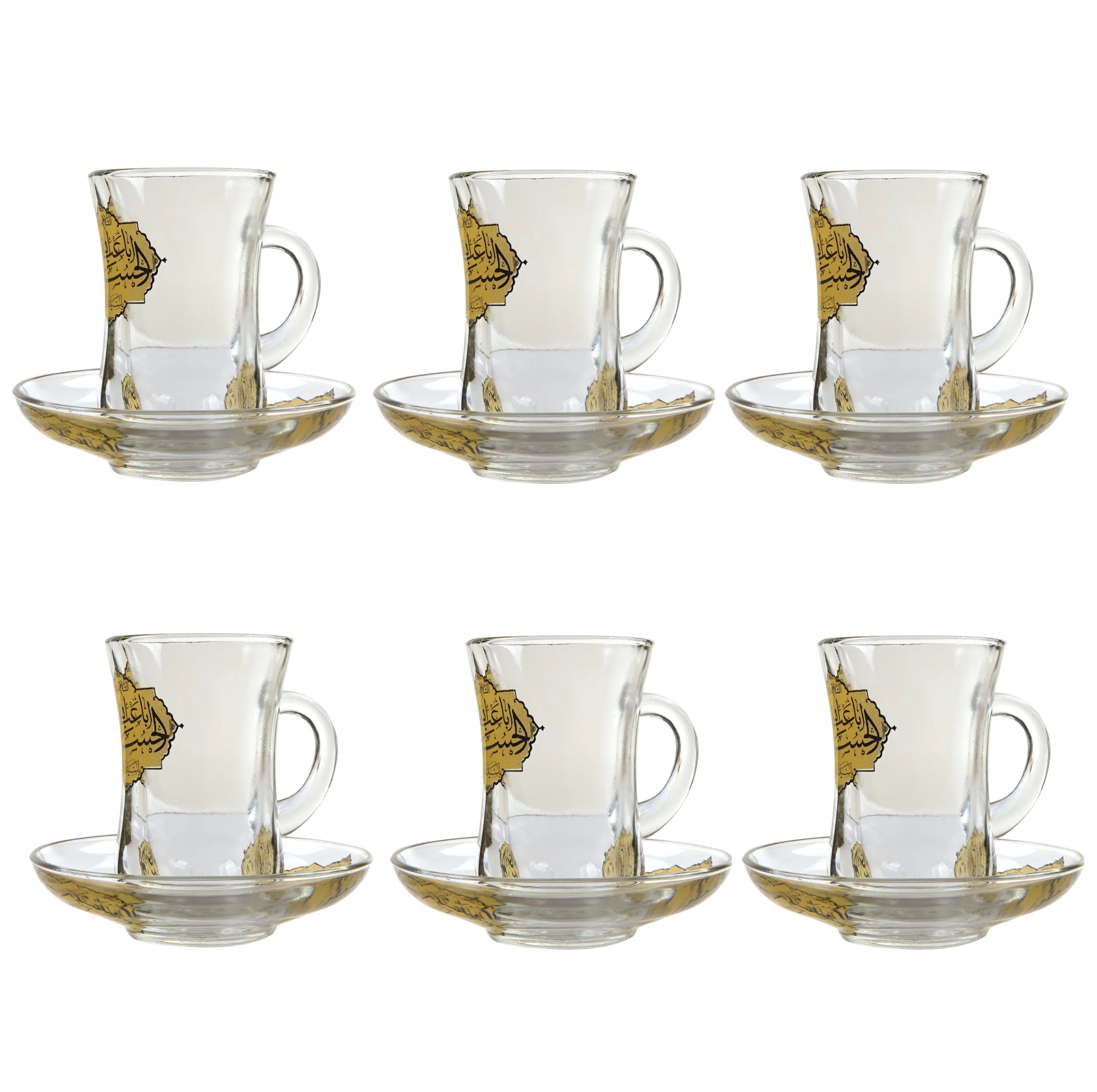 سرویس چای خوری 12 پارچه طرح مذهبی یا اباعبدالله الحسین کد 40001703
