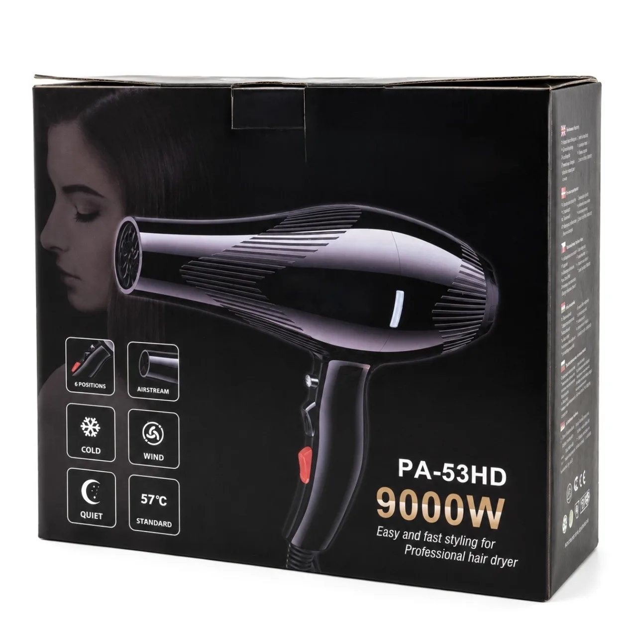 سشوار حرفهای 9000 وات مدل PA-53HD