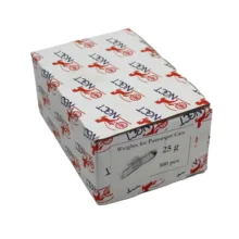 سرب بالانس لاستیک ان جی سی تی مدل گیره ای کد YP-25GR مجموعه 100عددی