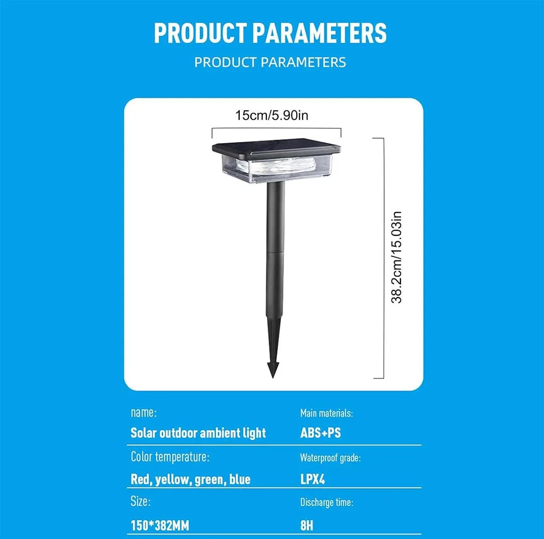 چراغ پارکی خورشیدی مدل YD-2332