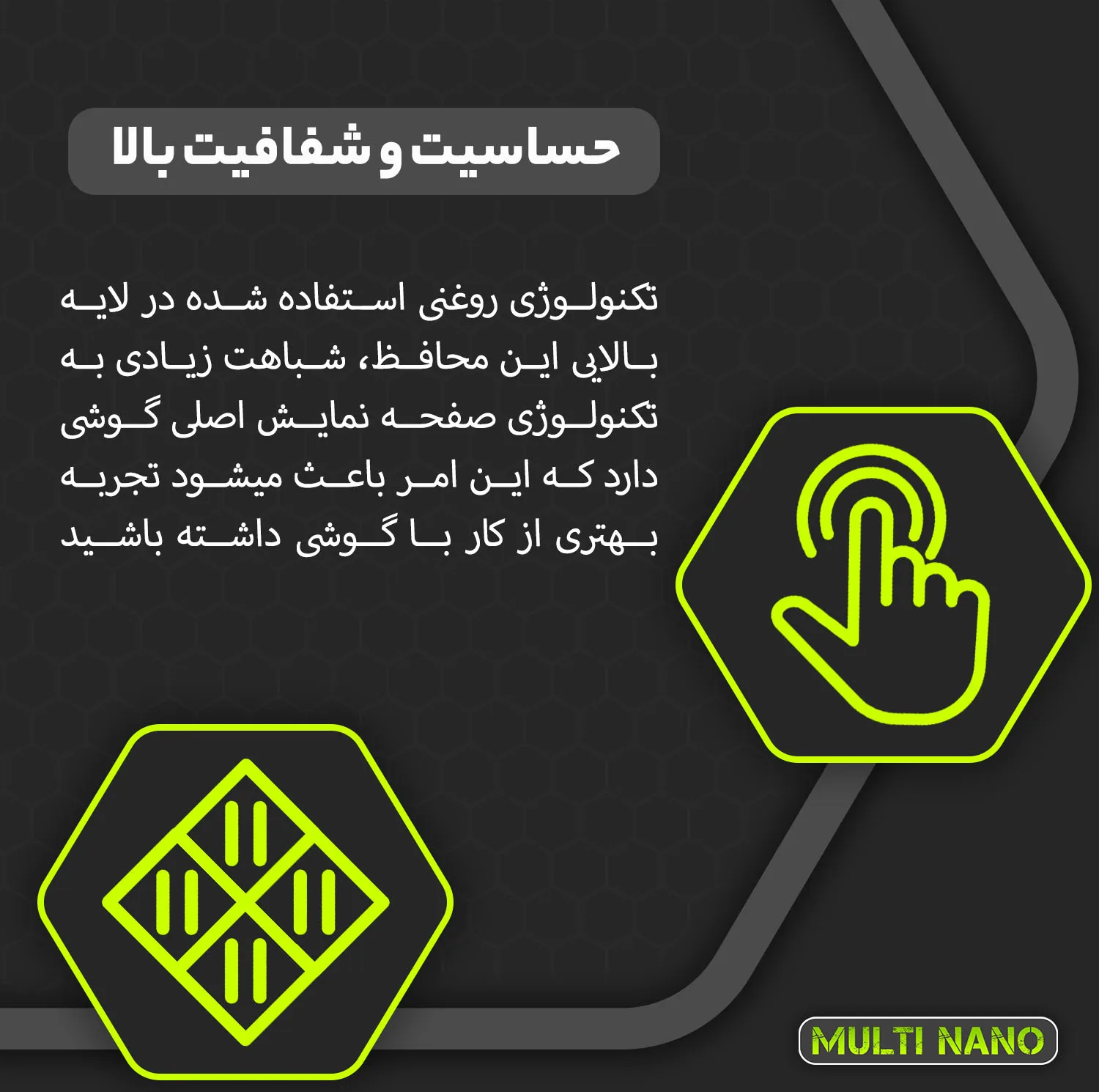 محافظ صفحه نمایش مانیتور خودرو مولتی نانو مدل X-S2N مناسب برای نیسان Qashqai 2025 بسته دو عددی