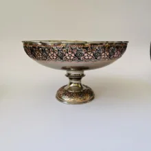 میوه خوری مسی مدل قلم زنی کد ZH320.18