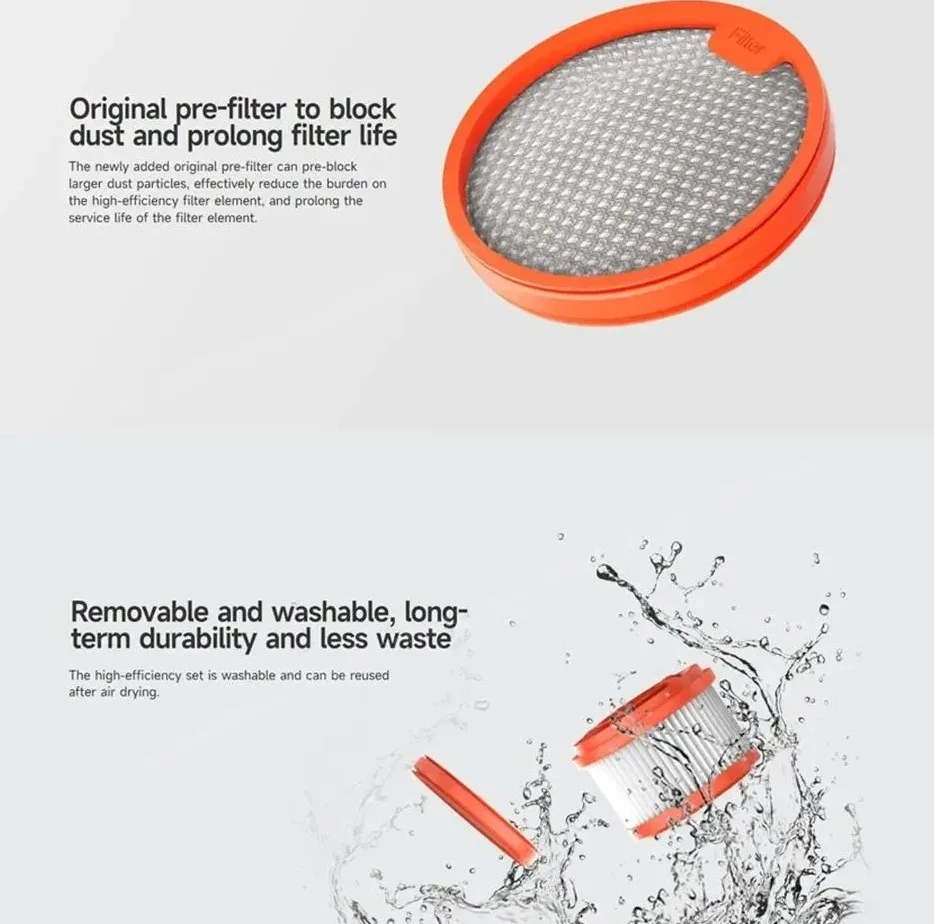 فیلتر دوار جاروبرقی شیائومی مدل Xiaomi Vacuum Cleaner G9 Plus/G10 Plus Filter Kit