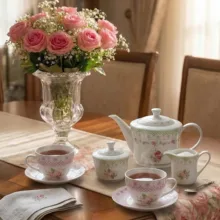 سرویس چای خوری 15 پارچه 6 نفره مدل Gate