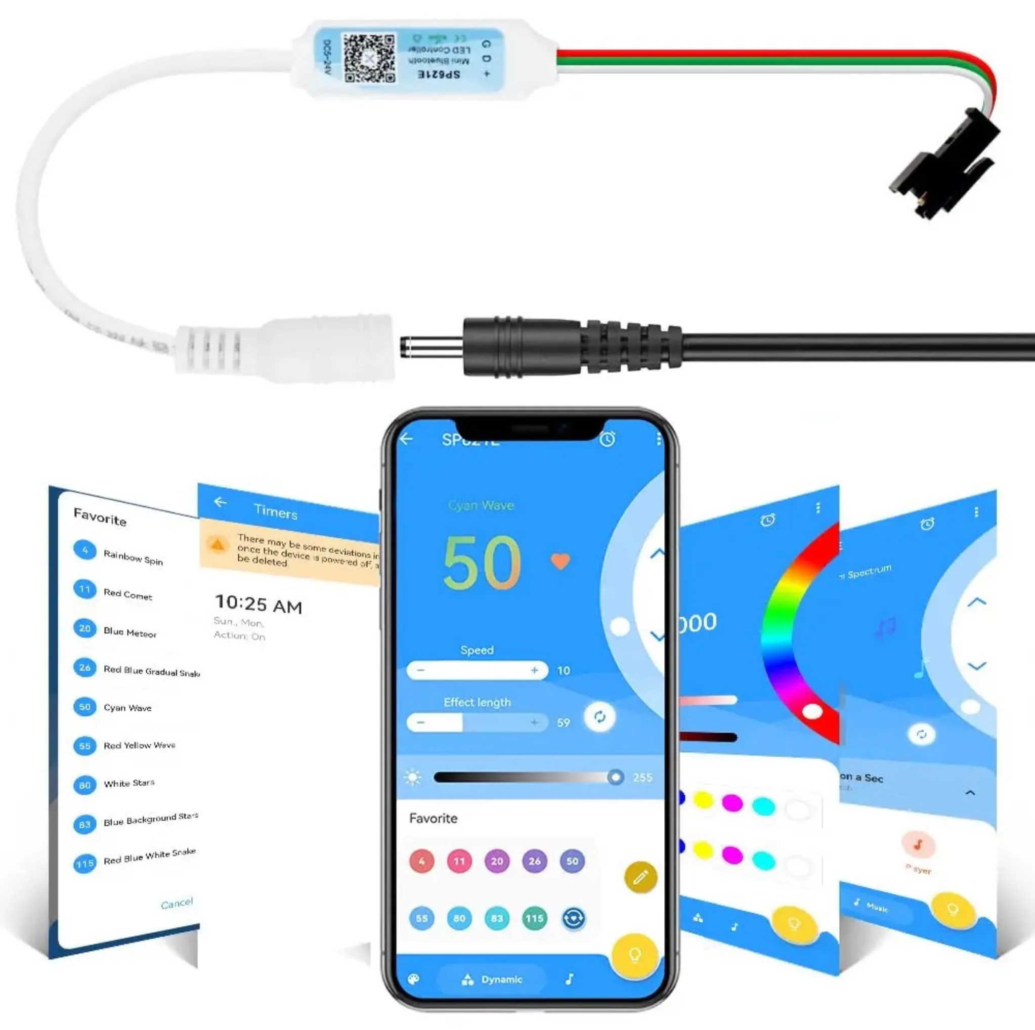 ریسه ال ای دی RGB مدل Modern.moods طول 5 متر