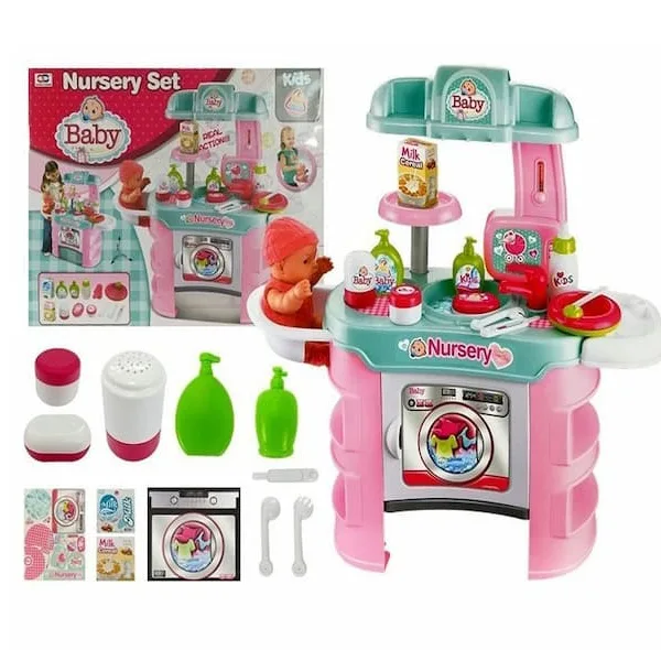 اسباب بازی طرح ماشین لباسشویی مدل nursery set کد 008-910