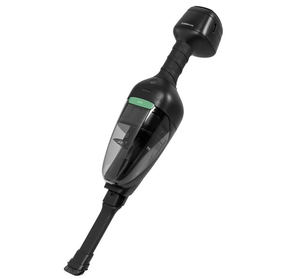 جارو شارژی عصایی آاگ مدل AS62B25OKO با باتری 25.2 ولت، دو حالته ایستاده و دستی، فیلتر سهمرحلهای ضد گرد و غبار، برس مخصوص حیوانات خانگی، چراغ LED جلو پارویی، کارکرد 40 دقیقه با برس گردان و مخزن 0.3 لیتری