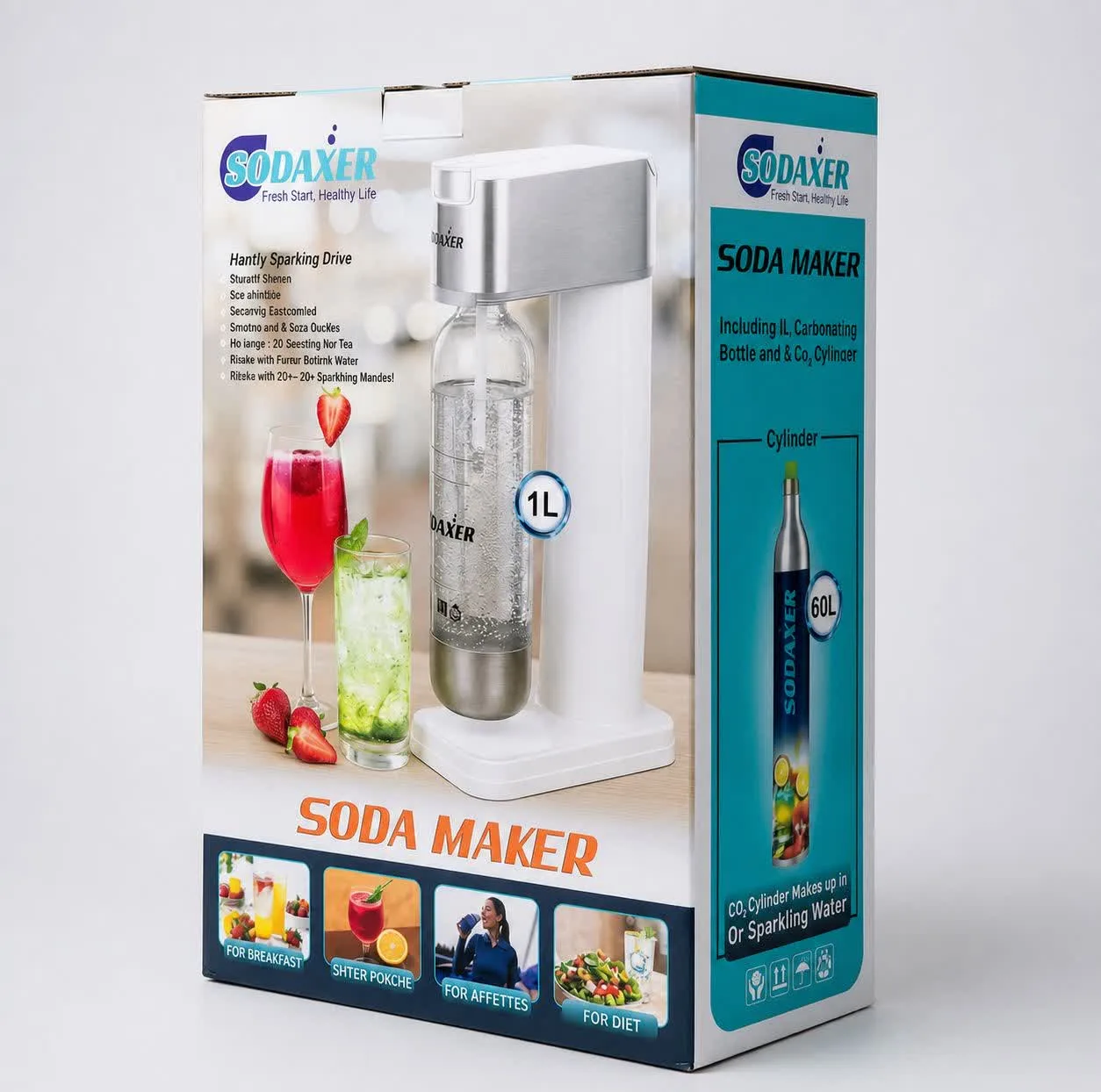 سودا ساز 1000 میلیلیتر سوداکسر مدل MD62