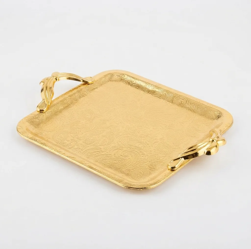 سینی دسته دار مدل 34998 سایز 30x25 سانتی متر
