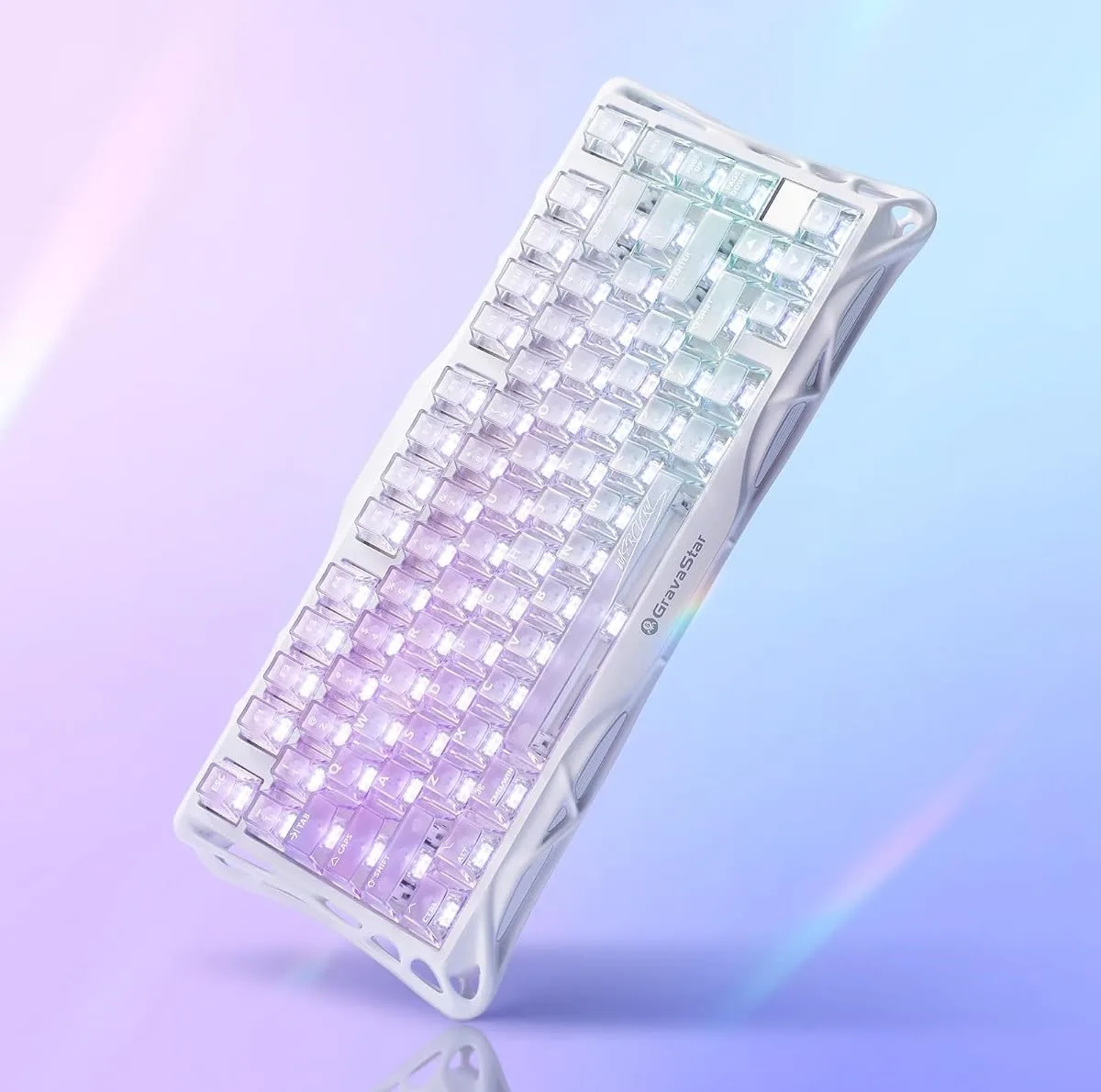 کیبورد گیمینگ گراوا استار مدل Mercury K1 Lite - Crystal Aurora