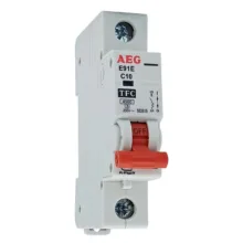 فیوز مینیاتوری تک فاز 10 آمپر آ ا گ مدلE91E-C10 بسته 12عددی