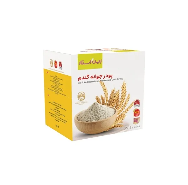 پودر جوانه گندم بین استار - 375 گرم