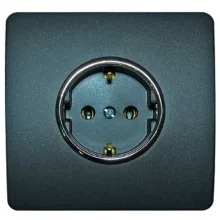 پریز برق ارت دار صنایع آسیا الکتریک مدل MSH-SLV بسته 3 عددی