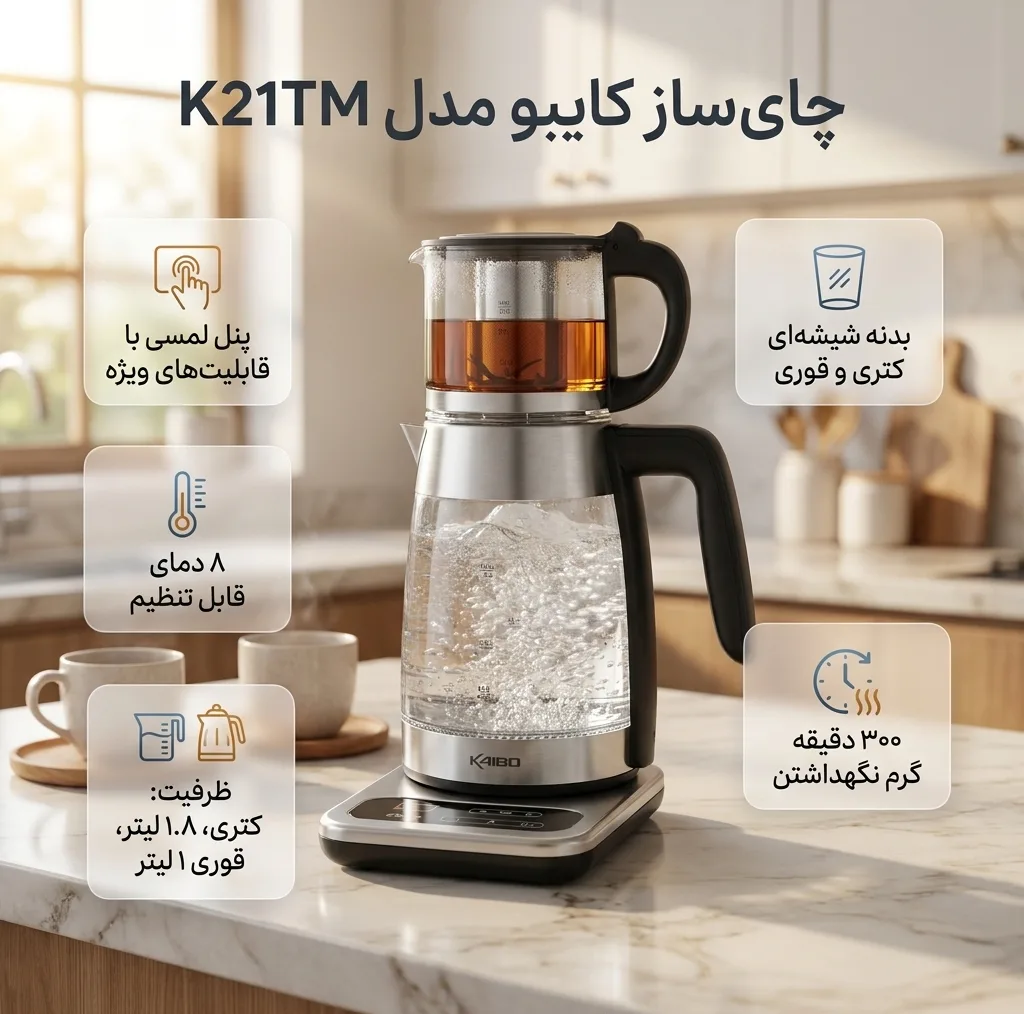 چایساز روی هم کایبو مدل K21TM
