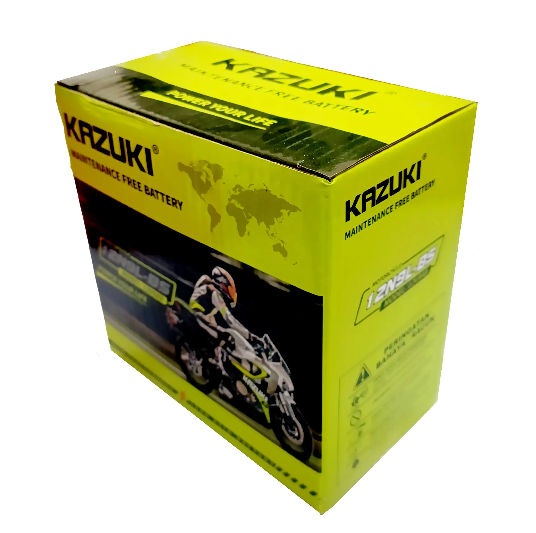 باتری موتورسیکلت 12 ولت 9 آمپر کازوکی مدل 12v9Lbs